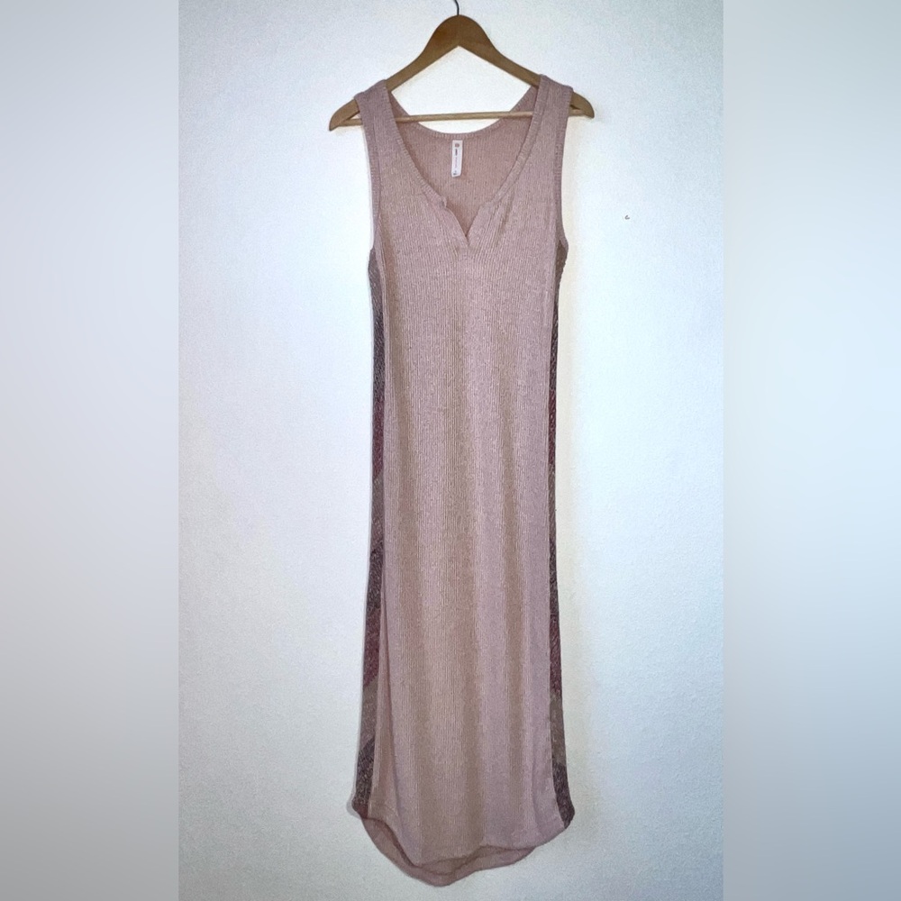 Daily Practice Anthropologie Dress Women Medium Knit Sleeveless Tank Midi